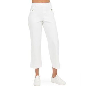 SPANX Stretch Twill Cropped Wide Leg Pants Women’s Size Small